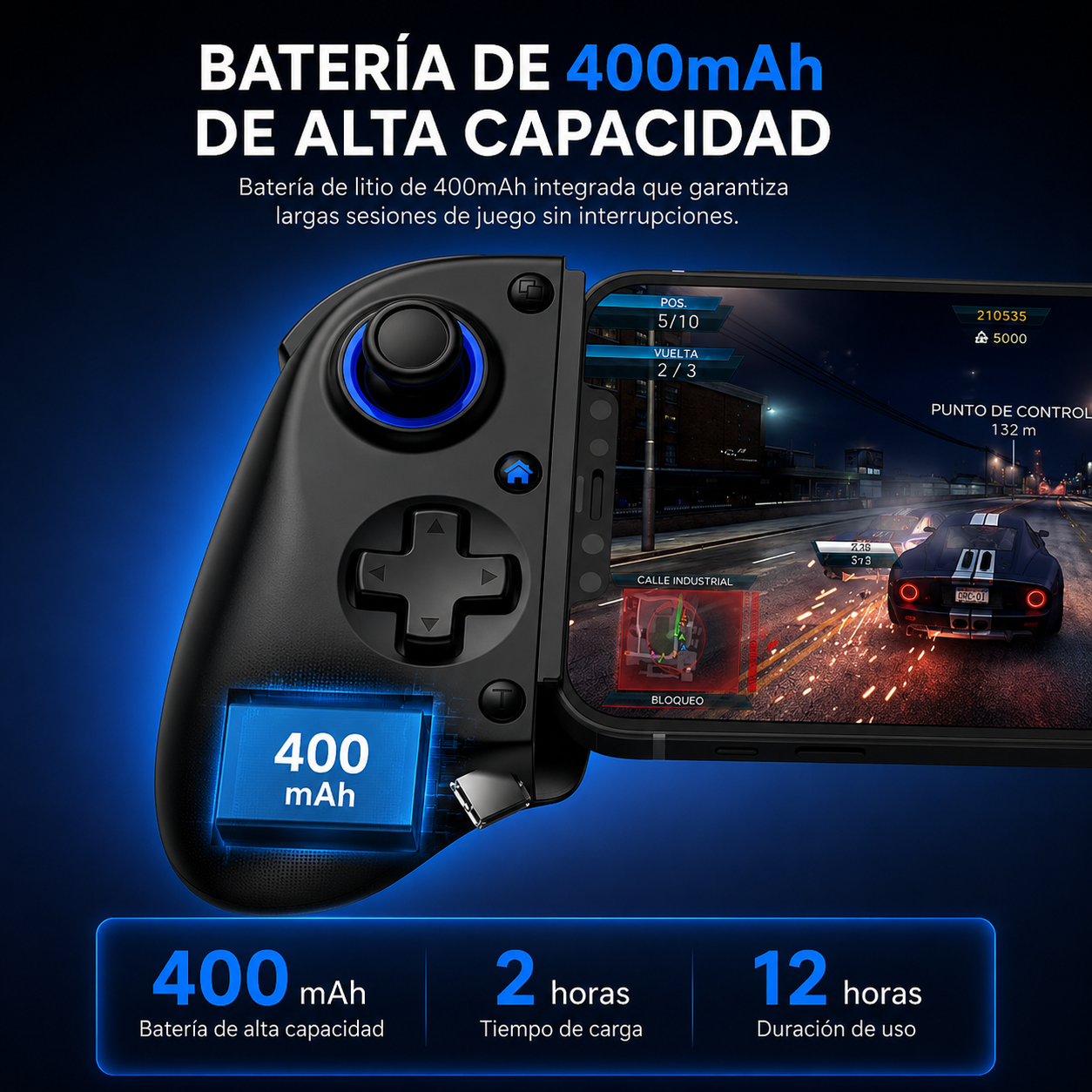 Control Gaming Pro para móvil